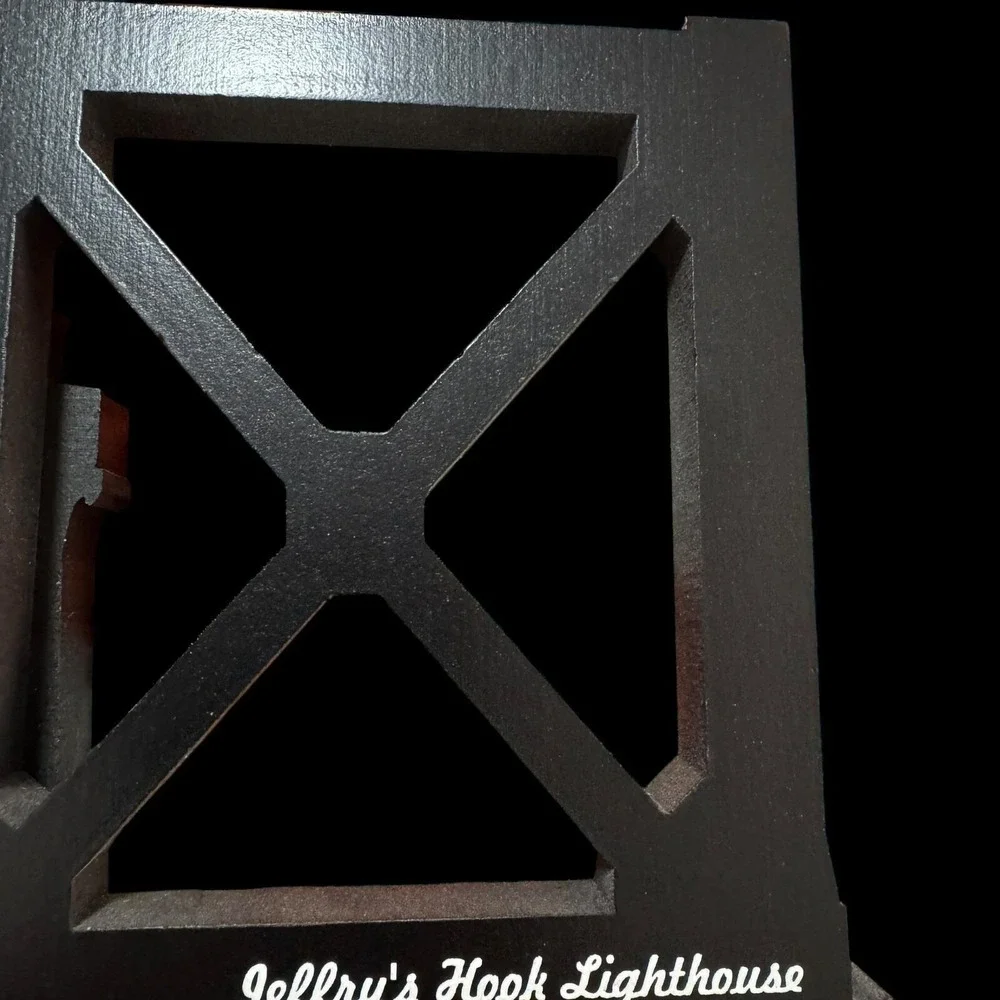 JEFFRY'S HOOK LIGHTHOUSE New York City, New York‎ NYC Shelia's 1996 SIGNED